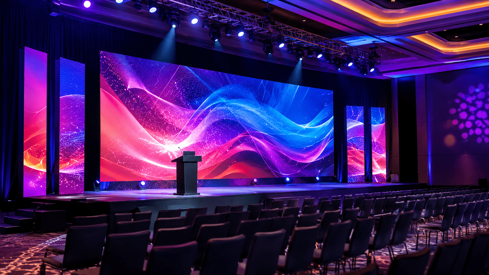 LED screen for events and conferences